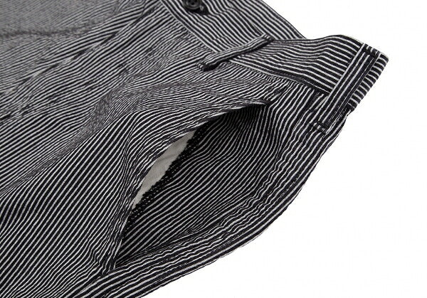 COMME des GARCONS HOMME DEUX Seersucker Pants Black Size M
