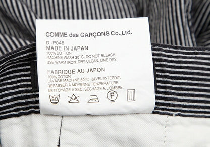 COMME des GARCONS HOMME DEUX Seersucker Pants Black Size M