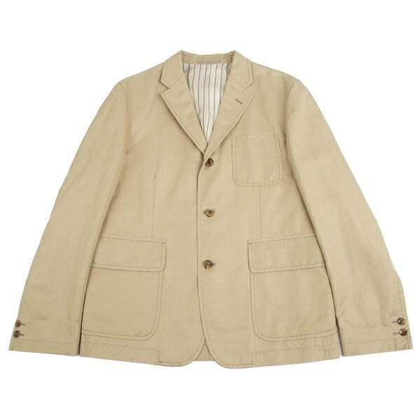 COMME des GARCONS HOMME Cotton Linen 3B Jacket Beige Size M