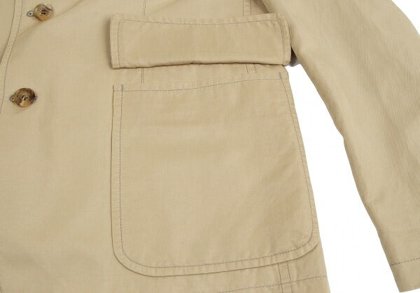 COMME des GARCONS HOMME Cotton Linen 3B Jacket Beige Size M
