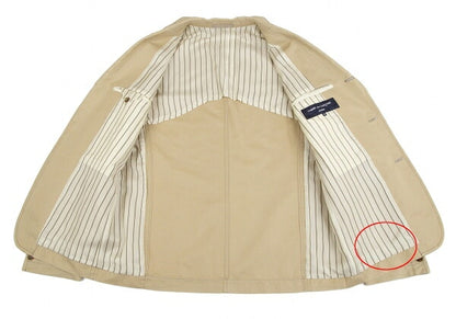 COMME des GARCONS HOMME Cotton Linen 3B Jacket Beige Size M