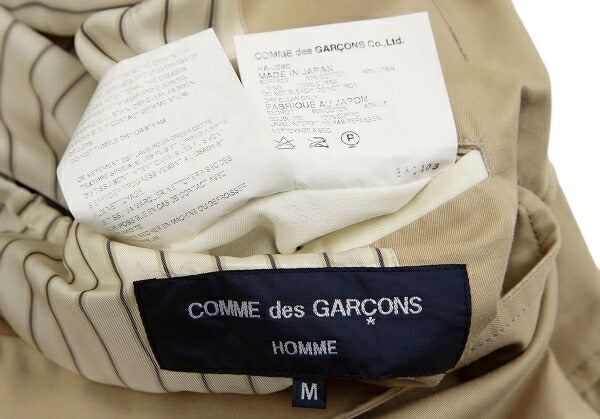 COMME des GARCONS HOMME Cotton Linen 3B Jacket Beige Size M