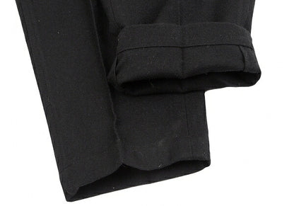 COMME des GARCONS Wool Nylon Side Button Pants Black Size M