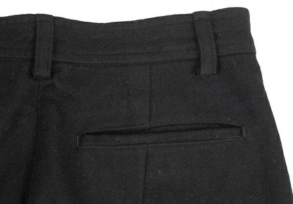 COMME des GARCONS Wool Nylon Side Button Pants Black Size M