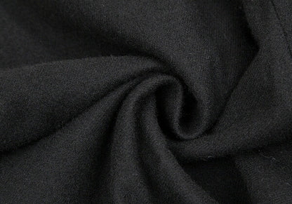 COMME des GARCONS Wool Nylon Side Button Pants Black Size M