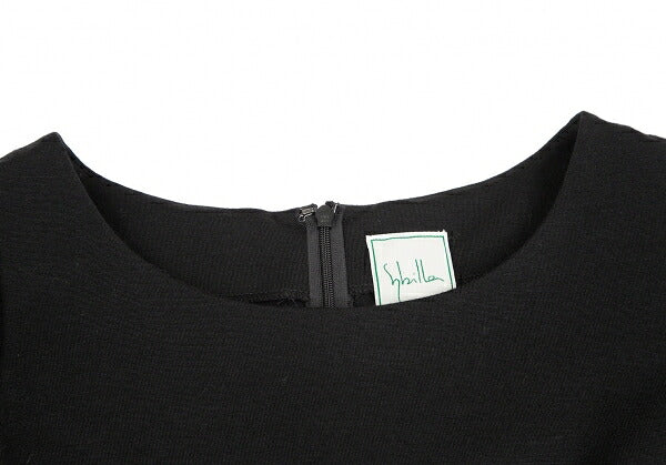 Sybilla Check Panel Short Sleeve Dress Black Size L