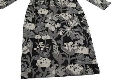 Sybilla Wool Mohair Blend Botanical Dress Black Size M