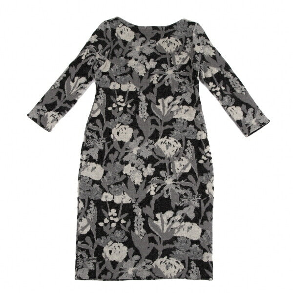 Sybilla Wool Mohair Blend Botanical Dress Black Size M