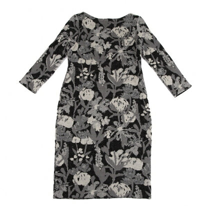 Sybilla Wool Mohair Blend Botanical Dress Black Size M