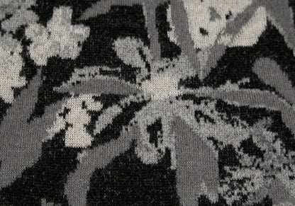 Sybilla Wool Mohair Blend Botanical Dress Black Size M