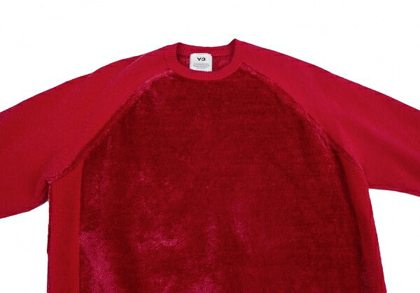 Y-3 Classic Velour Knit Sweater Red Size M