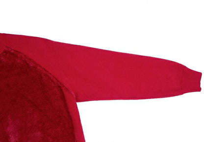 Y-3 Classic Velour Knit Sweater Red Size M