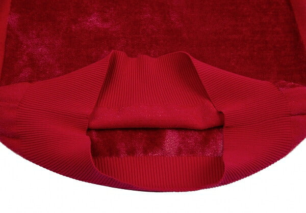 Y-3 Classic Velour Knit Sweater Red Size M