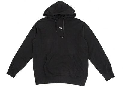 Y's x NEW ERA 21AW Logo Embroidered Hoodie Black Size 4