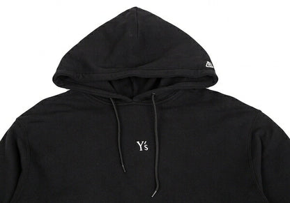 Y's x NEW ERA 21AW Logo Embroidered Hoodie Black Size 4
