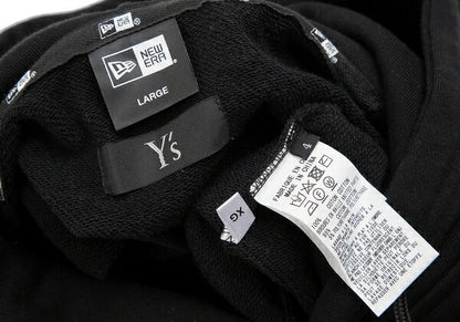 Y's x NEW ERA 21AW Logo Embroidered Hoodie Black Size 4