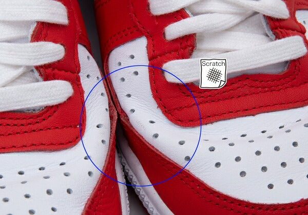 NIKE x COMME des GARCONS HOMME PLUS x White Red Sneakers Size UK6 (24.5cm)