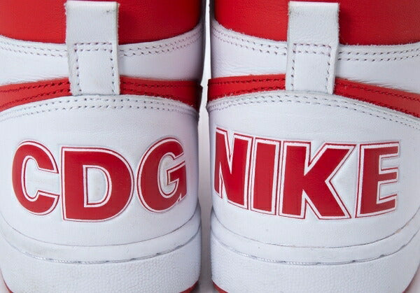 NIKE x COMME des GARCONS HOMME PLUS x White Red Sneakers Size UK6 (24.5cm)