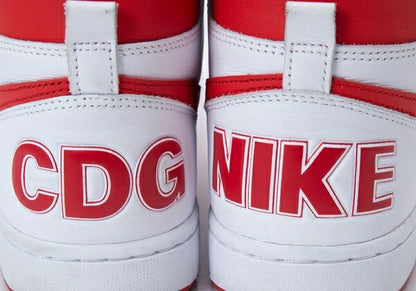 NIKE x COMME des GARCONS HOMME PLUS x White Red Sneakers Size UK6 (24.5cm)