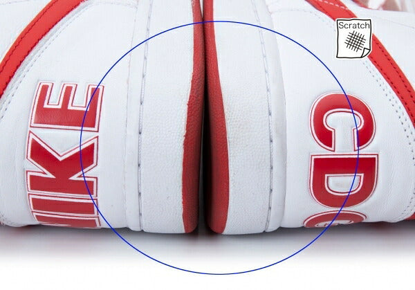 NIKE x COMME des GARCONS HOMME PLUS x White Red Sneakers Size UK6 (24.5cm)