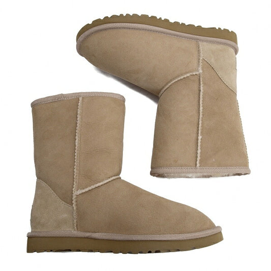 UGG Mouton Short Boots Sand Size 22CM