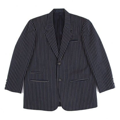 Y's for men Wool Stripe Jacket Navy White Size S