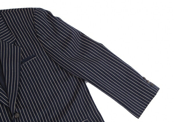 Y's for men Wool Stripe Jacket Navy White Size S