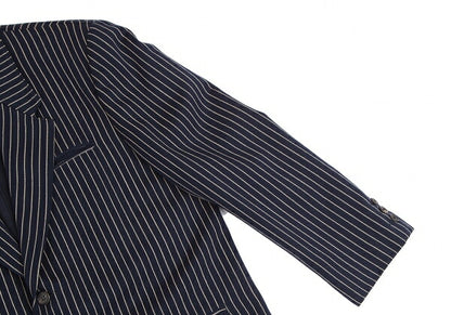 Y's for men Wool Stripe Jacket Navy White Size S
