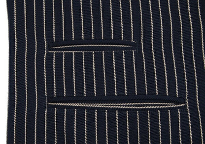 Y's for men Wool Stripe Jacket Navy White Size S