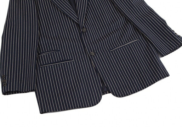 Y's for men Wool Stripe Jacket Navy White Size S