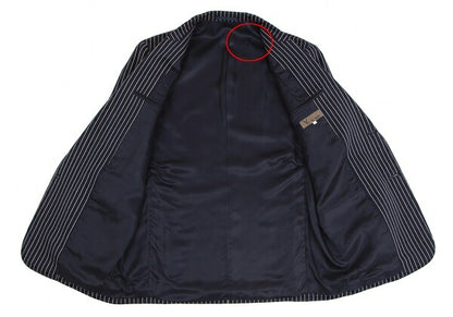 Y's for men Wool Stripe Jacket Navy White Size S