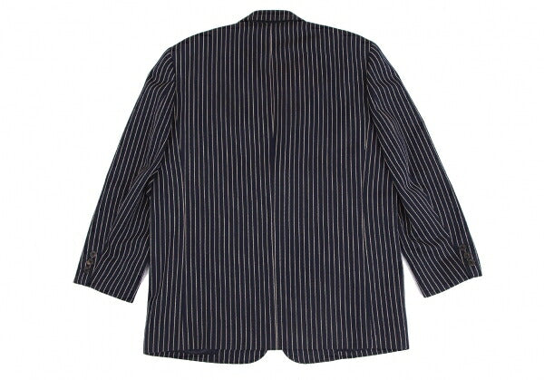 Y's for men Wool Stripe Jacket Navy White Size S