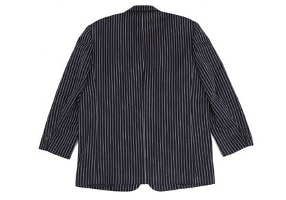 Y's for men Wool Stripe Jacket Navy White Size S