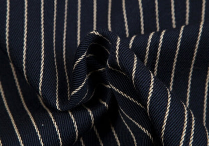 Y's for men Wool Stripe Jacket Navy White Size S