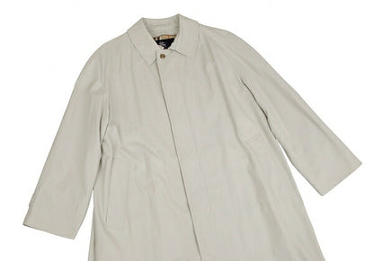 BURBERRY LONDON Balmacaan Coat Beige Size M