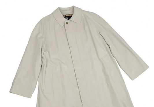 BURBERRY LONDON Balmacaan Coat Beige Size M
