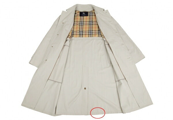 BURBERRY LONDON Balmacaan Coat Beige Size M