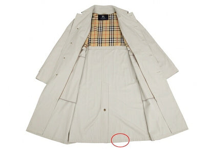 BURBERRY LONDON Balmacaan Coat Beige Size M