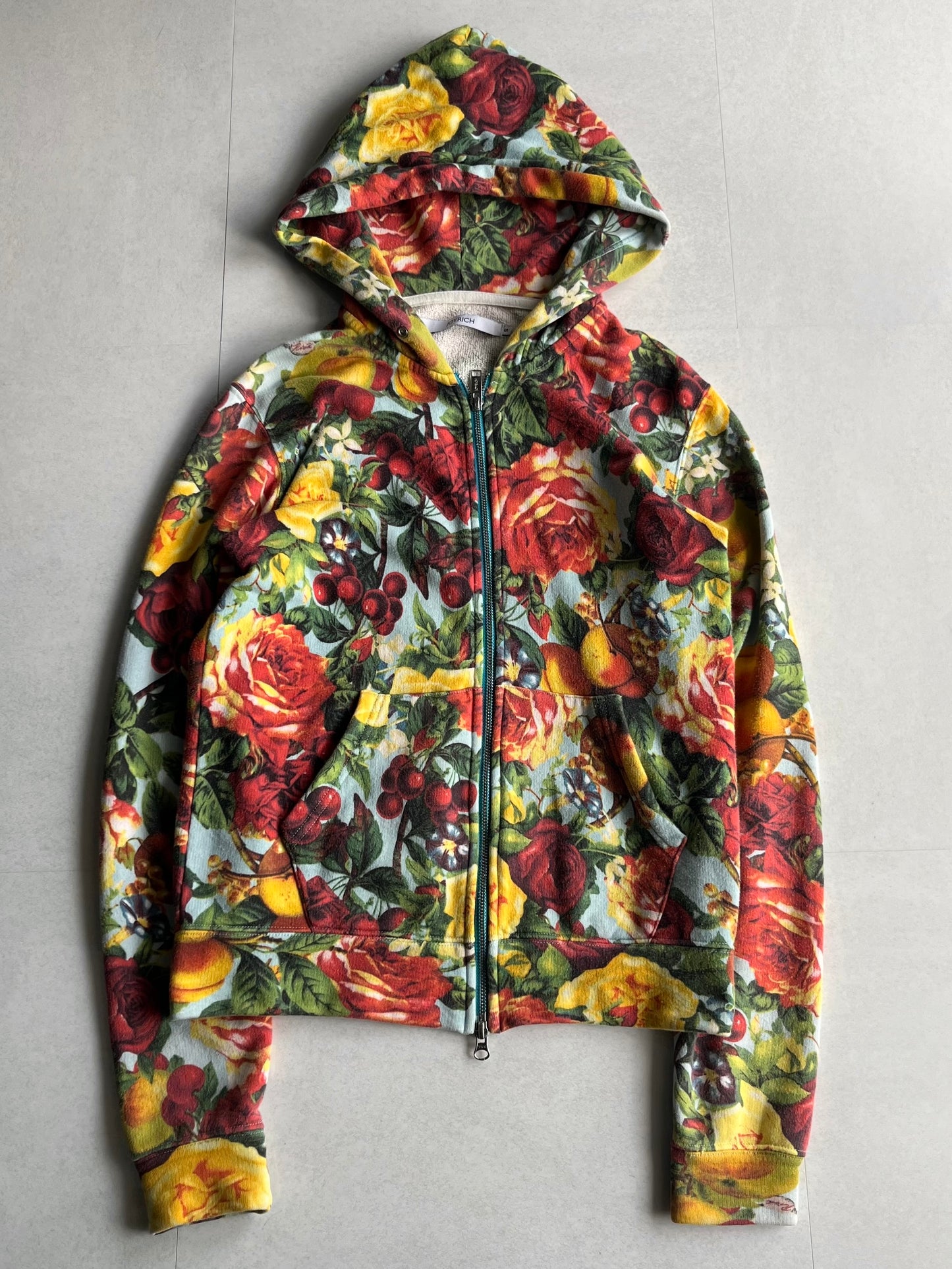 Joyrich Double Zip Cotton Hoodie Multi Size S
