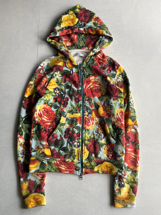 Joyrich Double Zip Cotton Hoodie Multi Size S