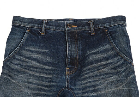 ISAMU KATAYAMA BACKLASH Stretch 3D Denim Indigo Size M