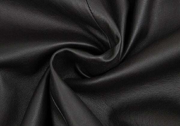 ISSEY MIYAKE MEN Lamb Leather Band Jacket Black Size 4