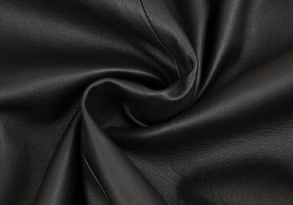 ISSEY MIYAKE MEN Lamb Leather Band Jacket Black Size 4