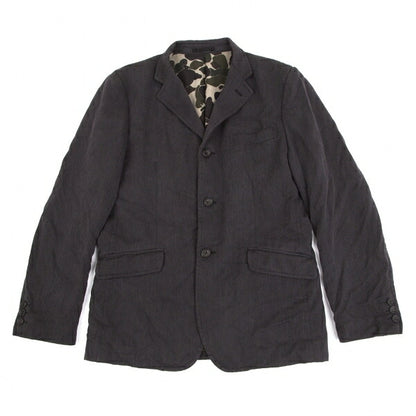 COMME des GARCONS HOMME Garment-Dyed Camo Jacket Gray Size S