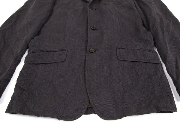 COMME des GARCONS HOMME Garment-Dyed Camo Jacket Gray Size S
