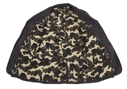 COMME des GARCONS HOMME Garment-Dyed Camo Jacket Gray Size S