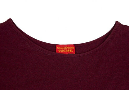 Vivienne Westwood Red Label Orb Logo Tunic Red Blouse Size 2