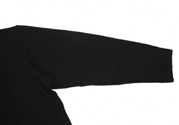 Y's for men Panel Block Wool Knit Sweater Black Grey Size M