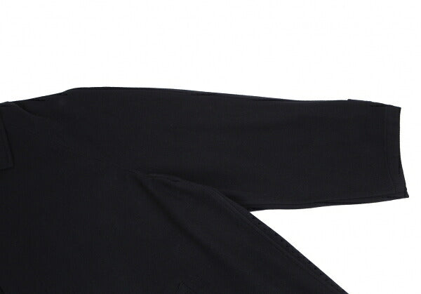 Yohji Yamamoto POUR HOMME Wool Balmacaan Coat Blue Size M