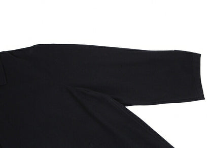 Yohji Yamamoto POUR HOMME Wool Balmacaan Coat Blue Size M